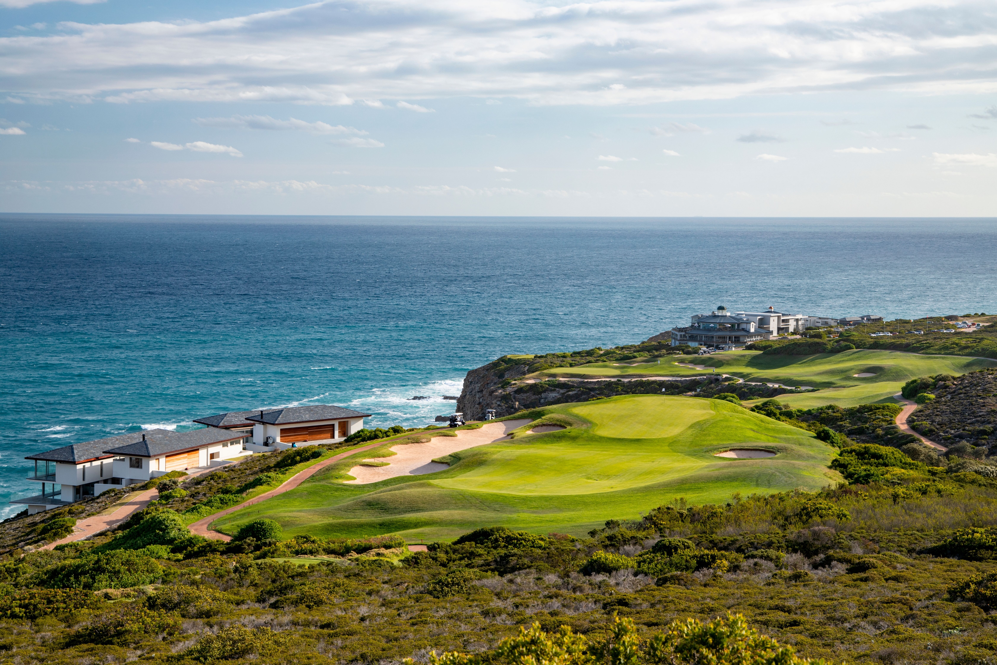 south africa pro am course picture coastal shot with green